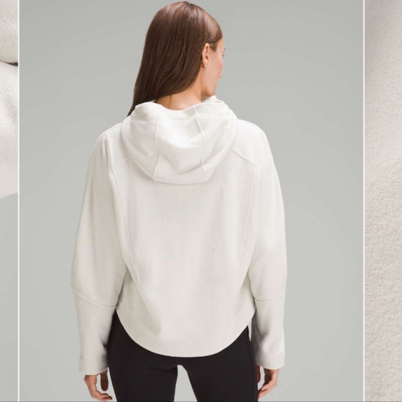 NQT Lululemon Looped Terry Fleece Half-Zip Hoodie Size 2 - Picture 3 of 6